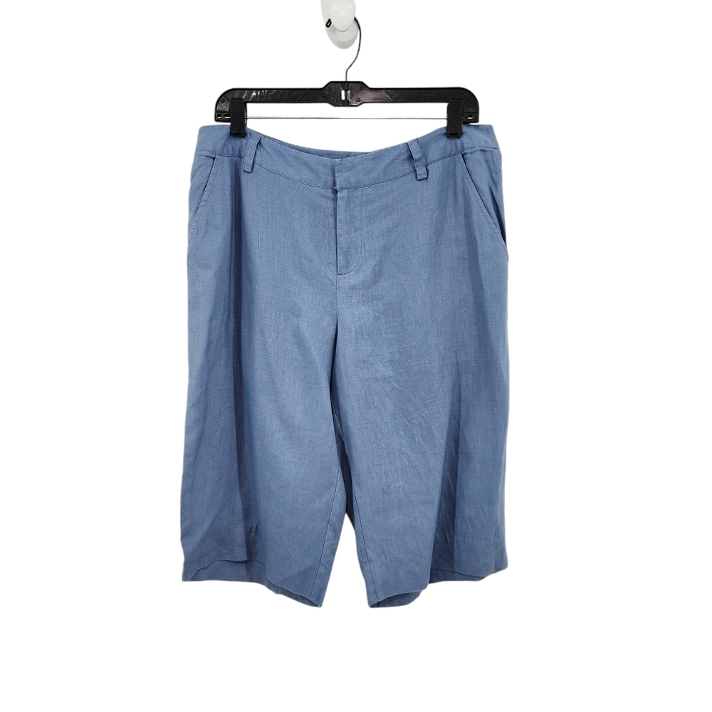 John Paul Richard Women's 100% Linen Bermuda Shorts - 8